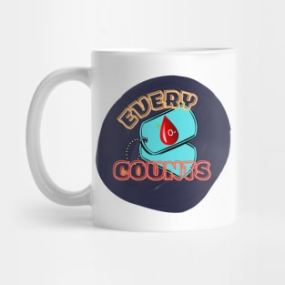 Do You Know your Blood Type?  …  O-  !!! Every drop counts! Mug